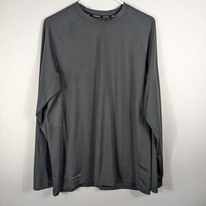 Russell XL Cool Base Layer Gray Long Sleeve Shirt Dri-Power 360 Performance Top